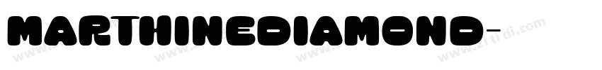 MarthineDiamond字体转换