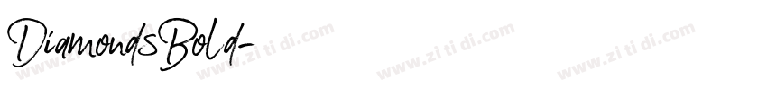 DiamondsBold字体转换