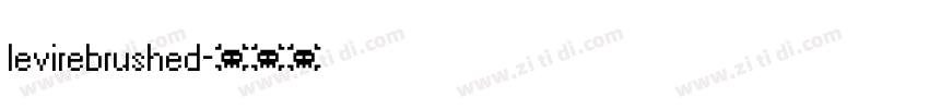 levirebrushed字体转换