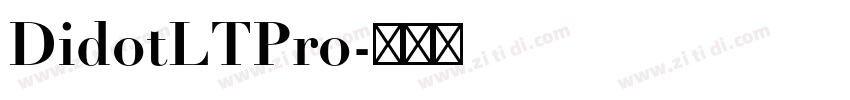 DidotLTPro字体转换