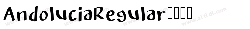 AndoluciaRegular字体转换 AndoluciaRegular字体转换
