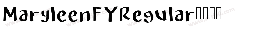 MaryleenFYRegular字体转换