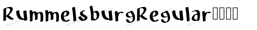 RummelsburgRegular字体转换