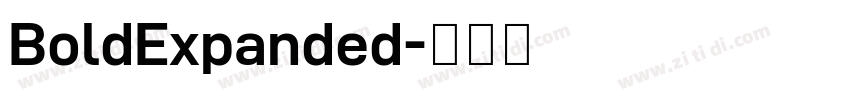 BoldExpanded字体转换 BoldExpanded字体转换