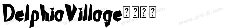 DelphiaVillage字体转换