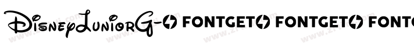 DisneyJuniorG字体转换