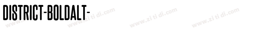 District-BoldAlt字体转换 District-BoldAlt字体转换