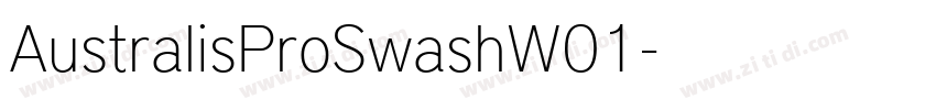 AustralisProSwashW01字体转换
