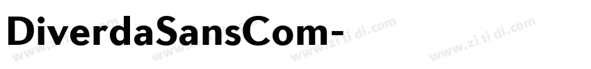 DiverdaSansCom字体转换