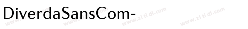DiverdaSansCom字体转换