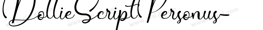 DollieScriptPersonus字体转换 DollieScriptPersonus字体转换