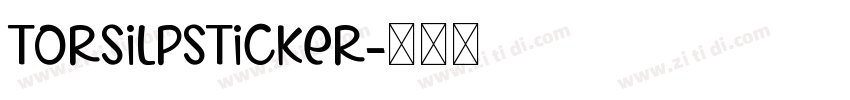TorsilpSticker字体转换