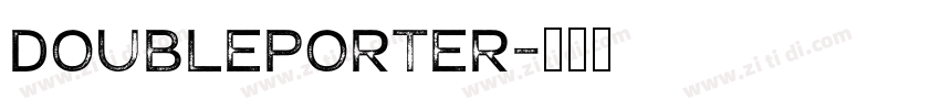 DoublePorter字体转换