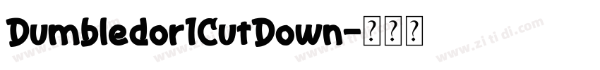 Dumbledor1CutDown字体转换