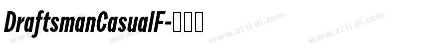 DraftsmanCasualF字体转换
