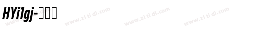 HYi1gj字体转换