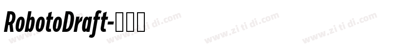 RobotoDraft字体转换