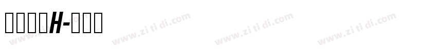 微软雅黑H字体转换