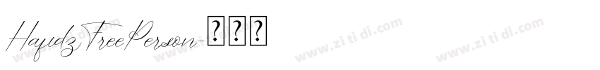 HafidzFreePerson字体转换