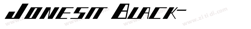 JonesitBlack字体转换