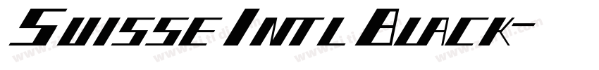 SuisseIntlBlack字体转换 SuisseIntlBlack字体转换