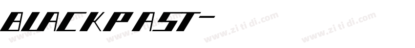 blackpast字体转换