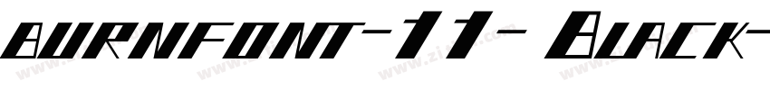 burnfont-11-Black字体转换 burnfont-11-Black字体转换