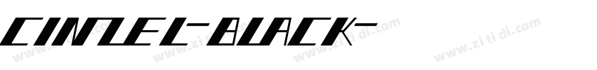 cinzel-black字体转换