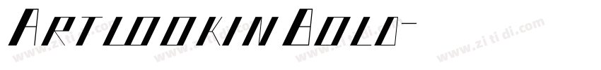 ArtlookinBold字体转换