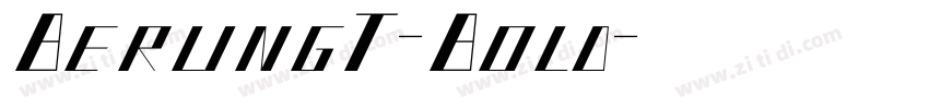 BerlingT-Bold字体转换