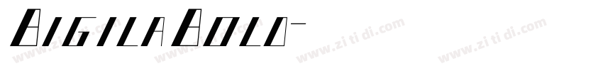BigilaBold字体转换