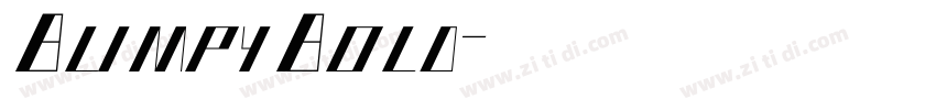 BlimpyBold字体转换
