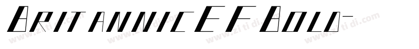 BritannicEFBold字体转换