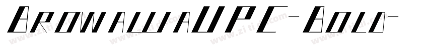 BrowalliaUPC-Bold字体转换 BrowalliaUPC-Bold字体转换