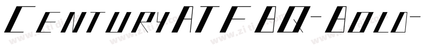 CenturyATFBQ-Bold字体转换