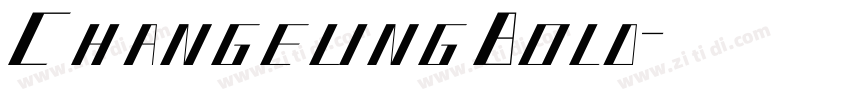 ChangelingBold字体转换