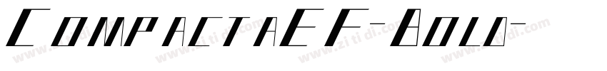 CompactaEF-Bold字体转换