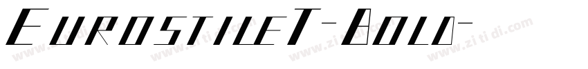 EurostileT-Bold字体转换