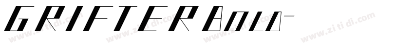 GRIFTERBold字体转换