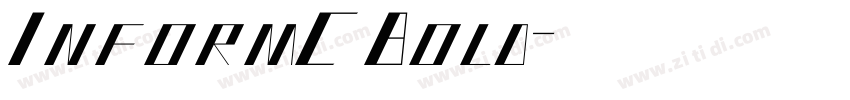 InformCBold字体转换