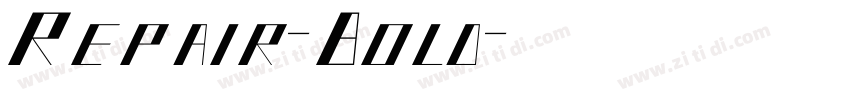 Repair-Bold字体转换