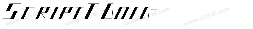 ScriptTBold字体转换 ScriptTBold字体转换