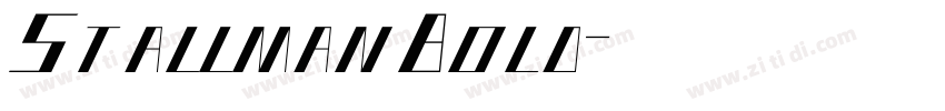 StallmanBold字体转换 StallmanBold字体转换