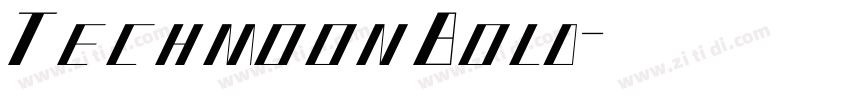 TechmoonBold字体转换