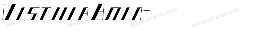 VistulaBold字体转换