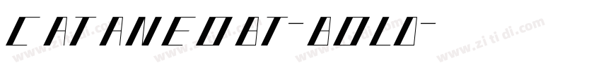 cataneobt-bold字体转换