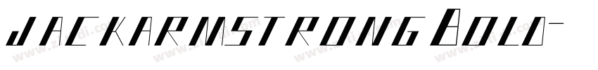 jackarmstrongBold字体转换