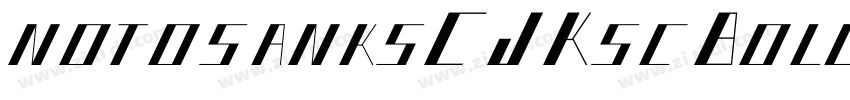 notosanksCJKscBold字体转换
