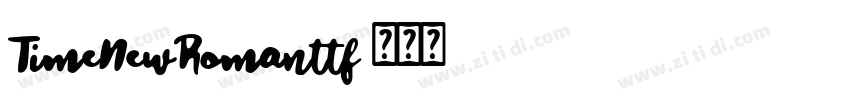 TimeNewRomanttf字体转换