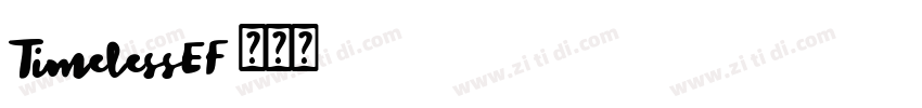 TimelessEF字体转换